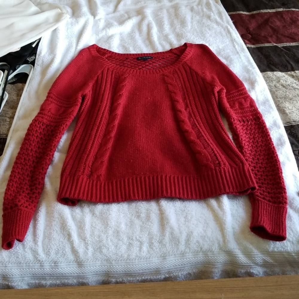 Red sweater